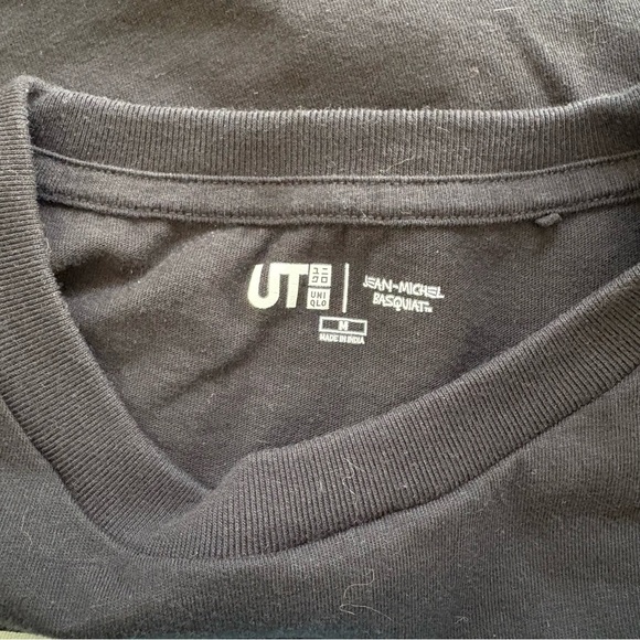 Jean-Michel Basquiat Uniqlo UT Short-Sleeve Graphic T-Shirt Black Size Medium - Picture 6 of 9